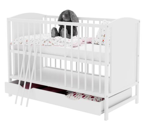 Łóżeczko szuflada BAJKA BIAŁA na Arena.pl