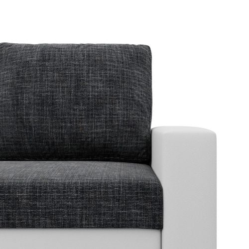 Narożnik uniwersalny, CAPERO, ekoskóra, plecionka, 231, biały| TYLETEGOTU na Arena.pl