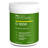 LIPOSOMALNA WITAMINA C ForMeds LIPOCAPS mocne zęby jędrna skóra ODPORNOŚĆ