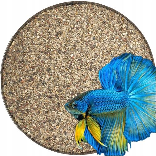 Żwirek do akwarium 0,8-2,0 mm żwir akwariowy naturalny z ATESTEM 20 KG na Arena.pl