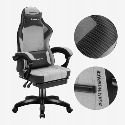 Fotel gamingowy Huzaro Force 3.7 Grey na Arena.pl