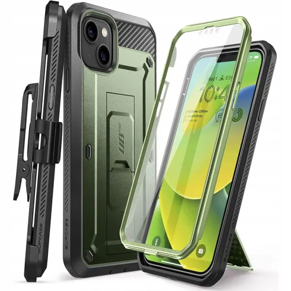 Etui Supcase Unicorn Beetle Pro na iPhone 14 Plus - zielone zdjęcie 1