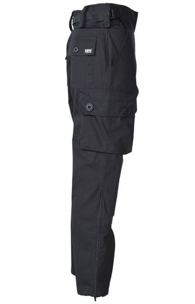 Spodnie Kommandohose "Smock" Rip Stop czarne S zdjęcie 2