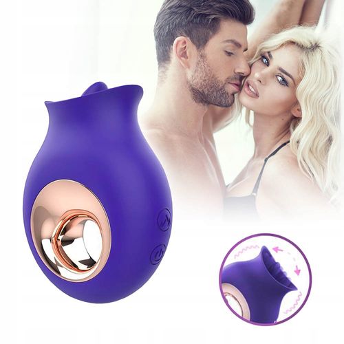 Masażer, stymulator łechtaczki z ruchomym języczkiem i wibracjami. na Arena.pl