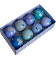 Ozdoby Choinkowe Bombki Disney Frozen Kraina Lodu Elsa Anna 8 Sztuk