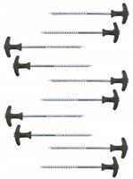 SZPILKI NAMIOTOWE ŚLEDZIE DŁUGIE MIKADO 30cm kpl.10szt