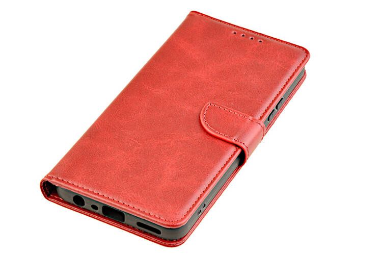 Etui portfel Wallet do Realme 11 czerwony zdjęcie 2