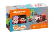 Klocki Mini Waffle 80 elementów Straż pożarna