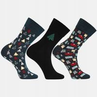 3-pak Świąteczne Skarpety Skarpetki Męskie Wzorzyste Na Prezent Moraj