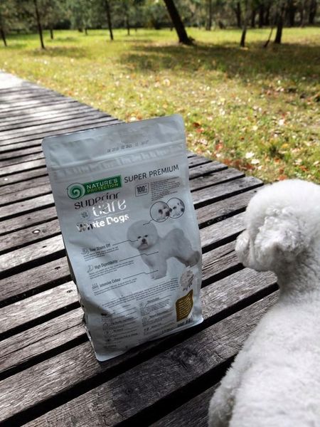 NATURES PROTECTION białe psy MALTAŃCZYK 1,5 kg zdjęcie 6