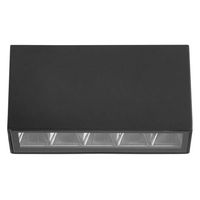 Natynkowa lampa sufitowa Forli OWL-2015-3K Italux LED 5W 3000K IP54 czarny