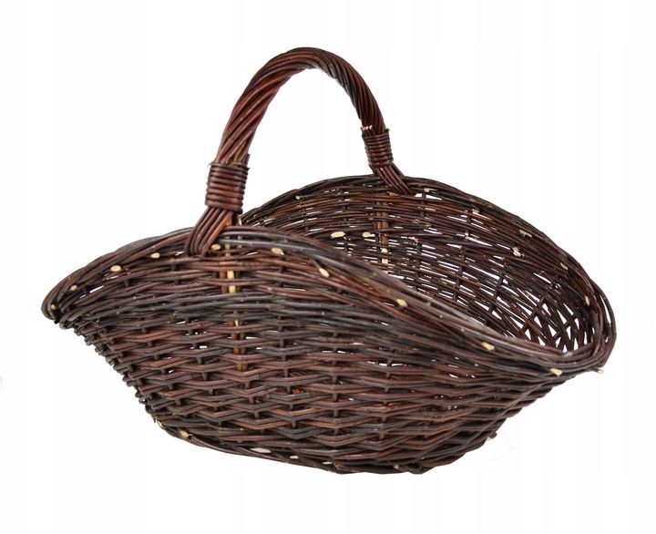 Wiklinowy KOSZ NA PIKNIK koszyk do kominka zdjęcie 1