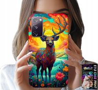 ETUI DO SAMSUNG GALAXY S20 FE - KOLOROWE WZORY JELEŃ ŁOŚ ZWIERZĘTA LEŚNE