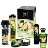 shunga organic edo garden - zestaw pielęgnacyjny z olejkami 5w1