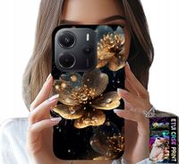 ETUI DO XIAOMI NOTE 14 4G - PIĘKNE WZORY KWIATÓW, PLECKI, FUTERAŁ