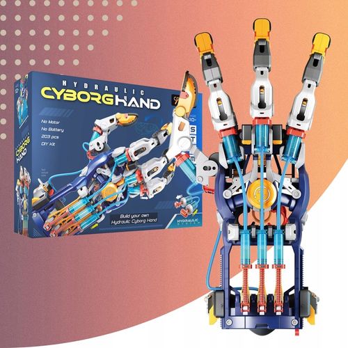 Zabawki Dla Dzieci Interaktywne Edukacyjne Robot Hydrauliczna Ręka Cyborga na Arena.pl
