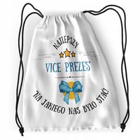 Plecak Dla Vice Prezesa Sportowy Szkolny Worek Z Nadrukiem Ze Zdjęciem