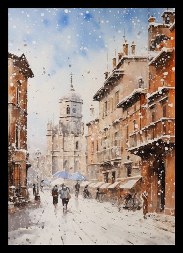 Plakat 21x29,7cm Urok Starych Miast na Arena.pl