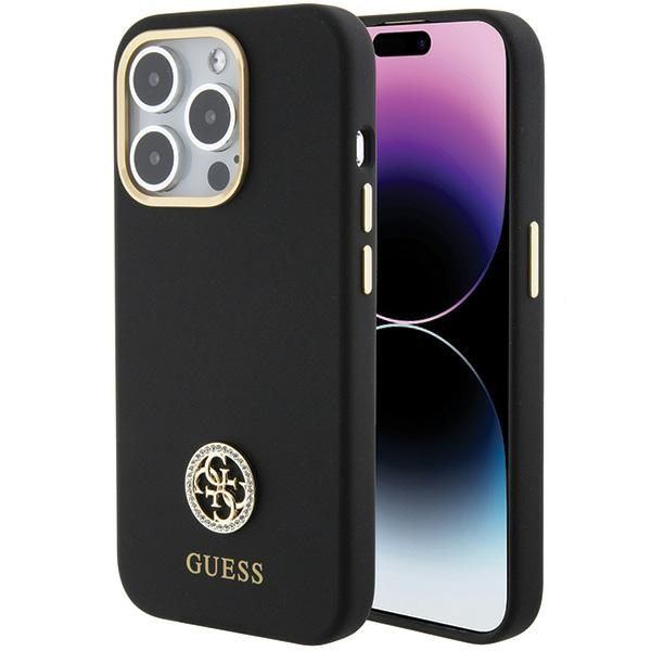 Etui Guess do iPhone 15 Pro, Czarny zdjęcie 1