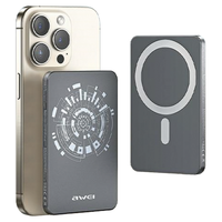awei powerbank magsafe p112k 5000mahszary/grey