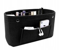 Wkład Organizer do Torebki Filcowy Czarny