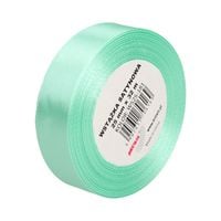 WSTĄŻKA SATYNOWA 25MM X 32M WS25-181 BREWIS MIĘTOWY