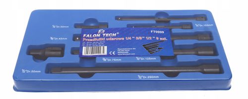 FALON TECH ZESTAW 9 PRZEDŁUŻEK DO KLUCZY UDAROWYCH na Arena.pl