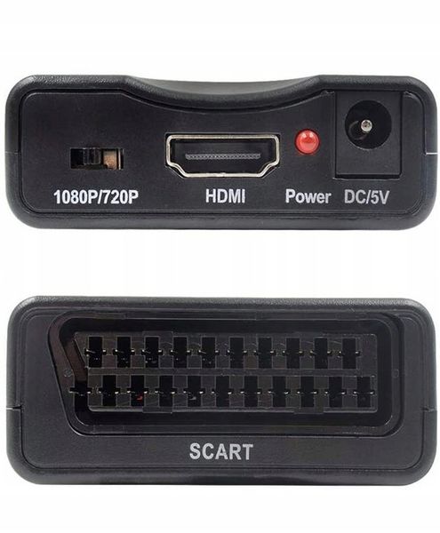 KONWERTER ADAPTER SCART DO HDMI + ŁADOWARKA USB zdjęcie 4