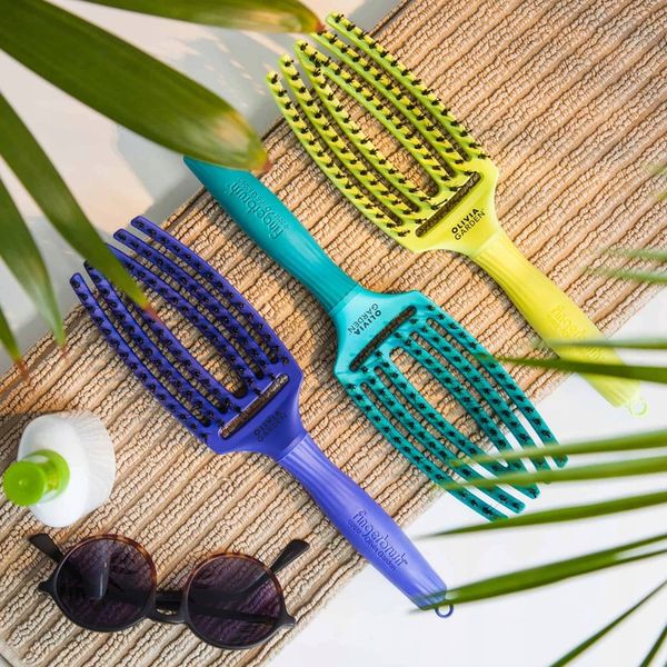 OLIVIA GARDEN FINGERBRUSH COMBO SZCZOTKA MINT zdjęcie 2