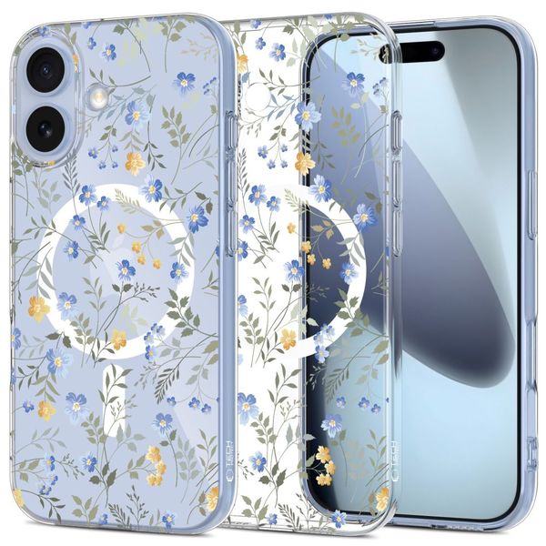 Etui TECH-PROTECT FlexAir MagSafe do iPhone 17 Spring Flowers zdjęcie 1