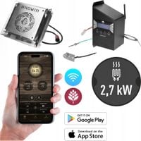 Wędzarnia metalowa Browin z modułem Wi-Fi 2,7 kW do 500 L