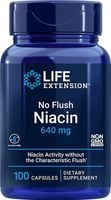 LIFE EXTENSION No Flush Niacin 640 mg  (100 kaps.)