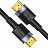 2 x Kabel Baseus Cafule HDMI / HDMI 2.0 4K 60 Hz 3D 18 Gbps 2 m - czarny