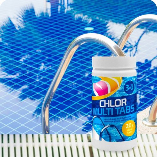 Chlor do basenu multi tabletki GAMIX 3w1 chemia spa 1kg 50x 20g na Arena.pl