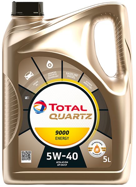 TOTAL QUARTZ 9000 ENERGY 5W40 - 5L zdjęcie 1