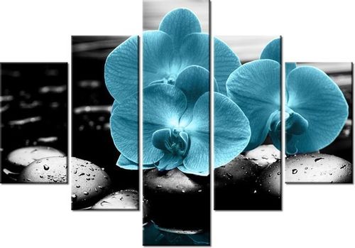 70 100CM OBRAZ 5 ELEM STORCZYK KAMIENIE DRUK PŁÓTNO na Arena.pl