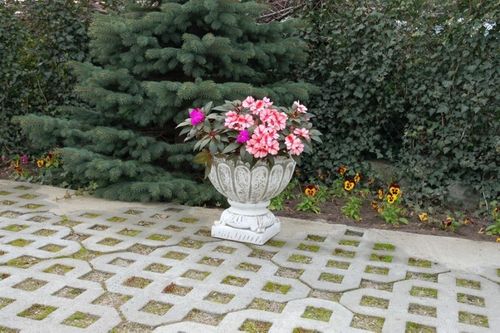 Wazon z kamienia ø 36 cm na Arena.pl