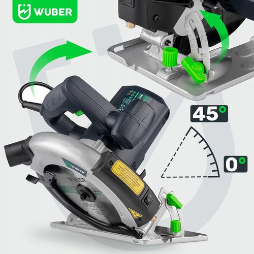 PIŁA TARCZOWA PRZECINARKA PILARKA RĘCZNA DO DREWNA Z LASEREM 2400 W na Arena.pl