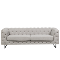 Sofa 3-osobowa beżowa VISSLAND