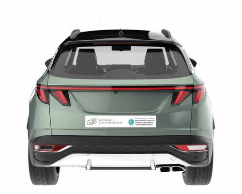 Naklejka PROGRAM MÓJ ELEKTRYK białe tło 44x7 cm NOWY WZÓR na Arena.pl