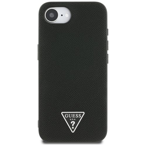 etui guess grained triangle magsafe do   iphone 16e czarny na Arena.pl