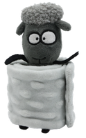 Zabawka dla psa owieczka z piszczałką 44x20x3cm