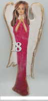 anioł drewniany 18 urodziny 50 cm
