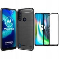 ETUI PANCERNE CASE CARBON DO MOTO E7 POWER + SZKŁO