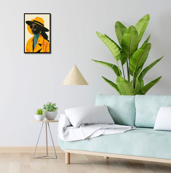 Plakat 30x45cm Żółta Stylowość zdjęcie 4