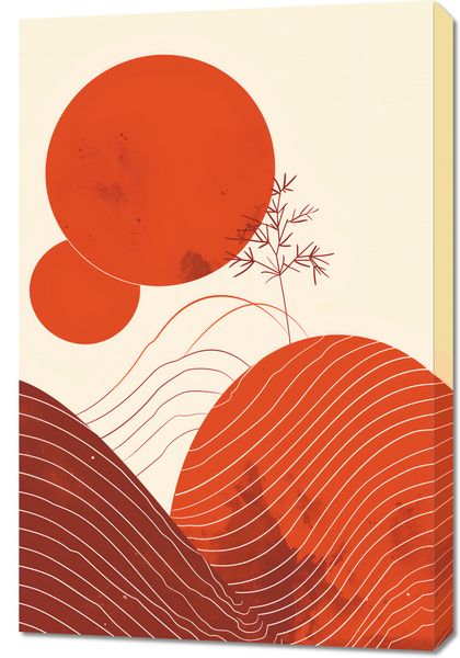 Obraz 60x90cm Ciepło Czerwieni zdjęcie 1