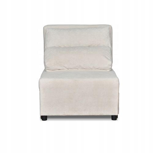 Zestaw KIMO funkcja spania sofa fotele Family Meble beżowy Hunter welur na Arena.pl