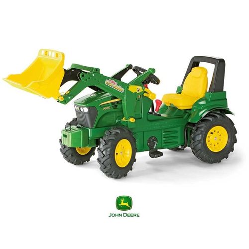 Rolly Toys John Deere Traktor na pedały Biegi Pompowane Koła 3-8 lat na Arena.pl