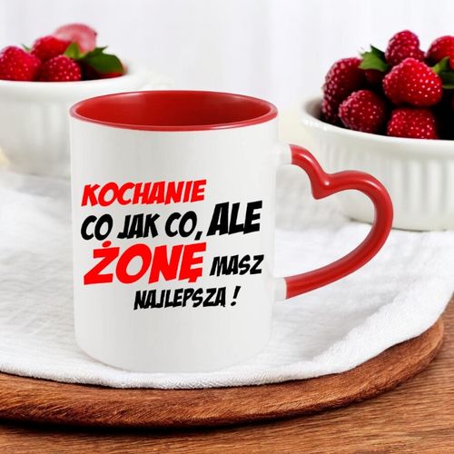 KUBEK Z NADRUKIEM PREZENT DLA ŻONY NA WALENTYNKI DZIEŃ KOBIET URODZINY na Arena.pl