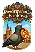 Magnes KRAKÓW Gołąbek Rynek Obwarzanek HDF drewno